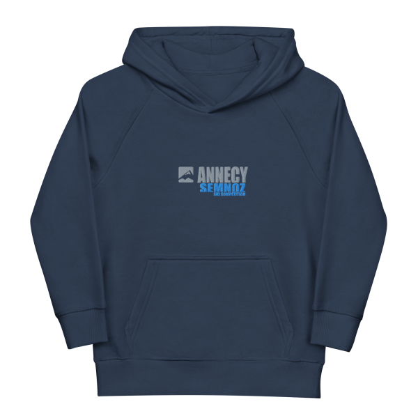 Sweat à capuche bio enfant brodé – Annecy Semnoz – Image 2