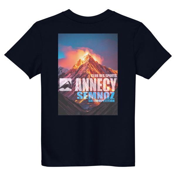 T-shirt bio enfant imprimé MoH – Annecy Semnoz – Image 3