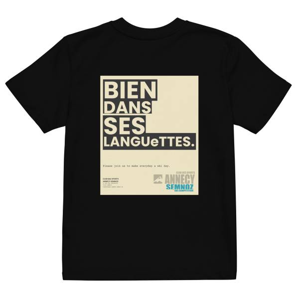 T-shirt bio enfant imprimé BdSL – Annecy Semnoz – Image 3