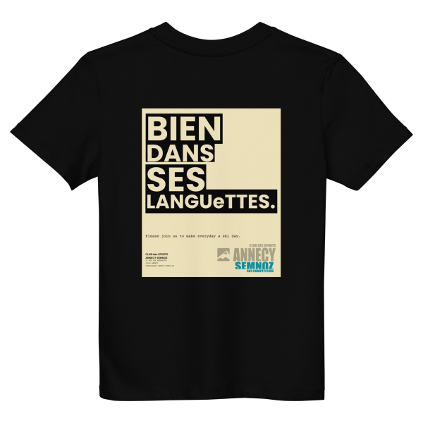 T-shirt bio enfant imprimé BdSL2 – Annecy Semnoz