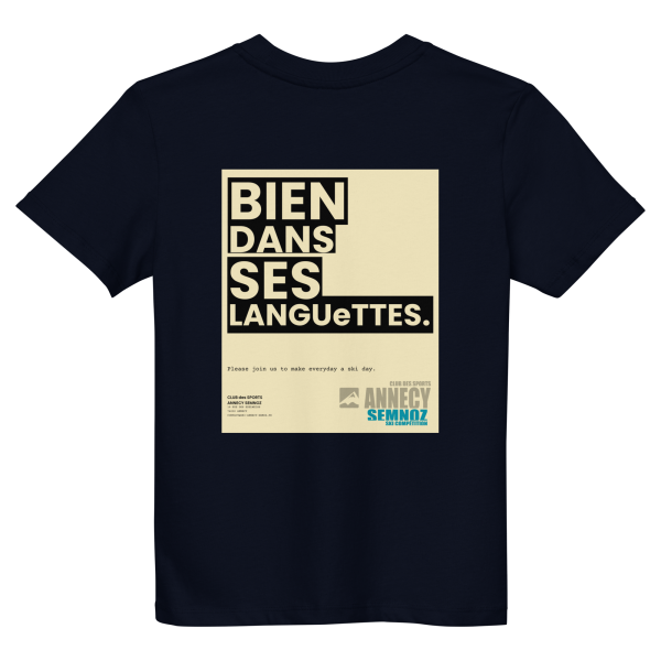 T-shirt bio enfant imprimé BdSL2 – Annecy Semnoz – Image 4